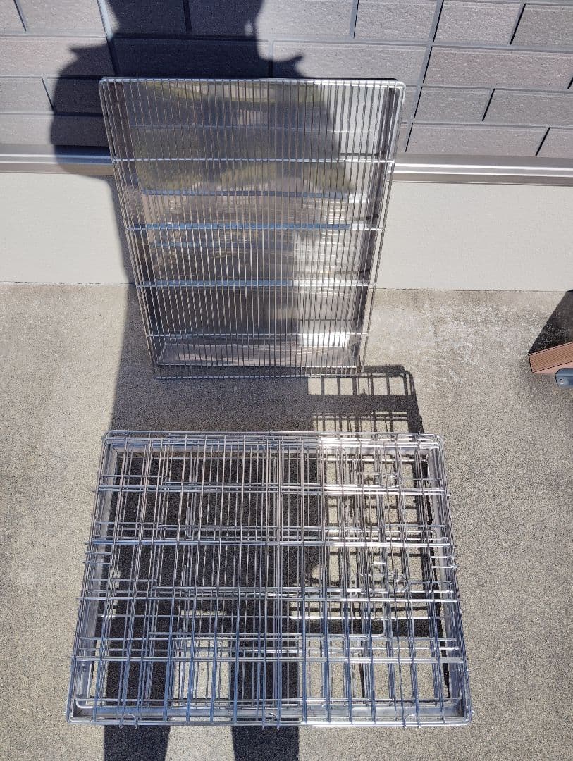 お値下げ、ハチコウ ステンレスケージＭ−ＳＯＰ 長面開 美品