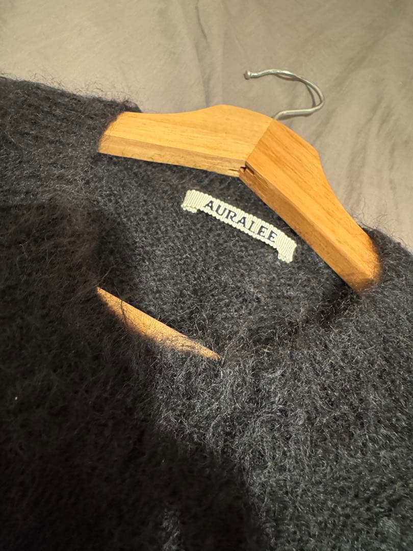 トップス AURALEE BRUSHED SUPER KID MOHAIR KNIT 3