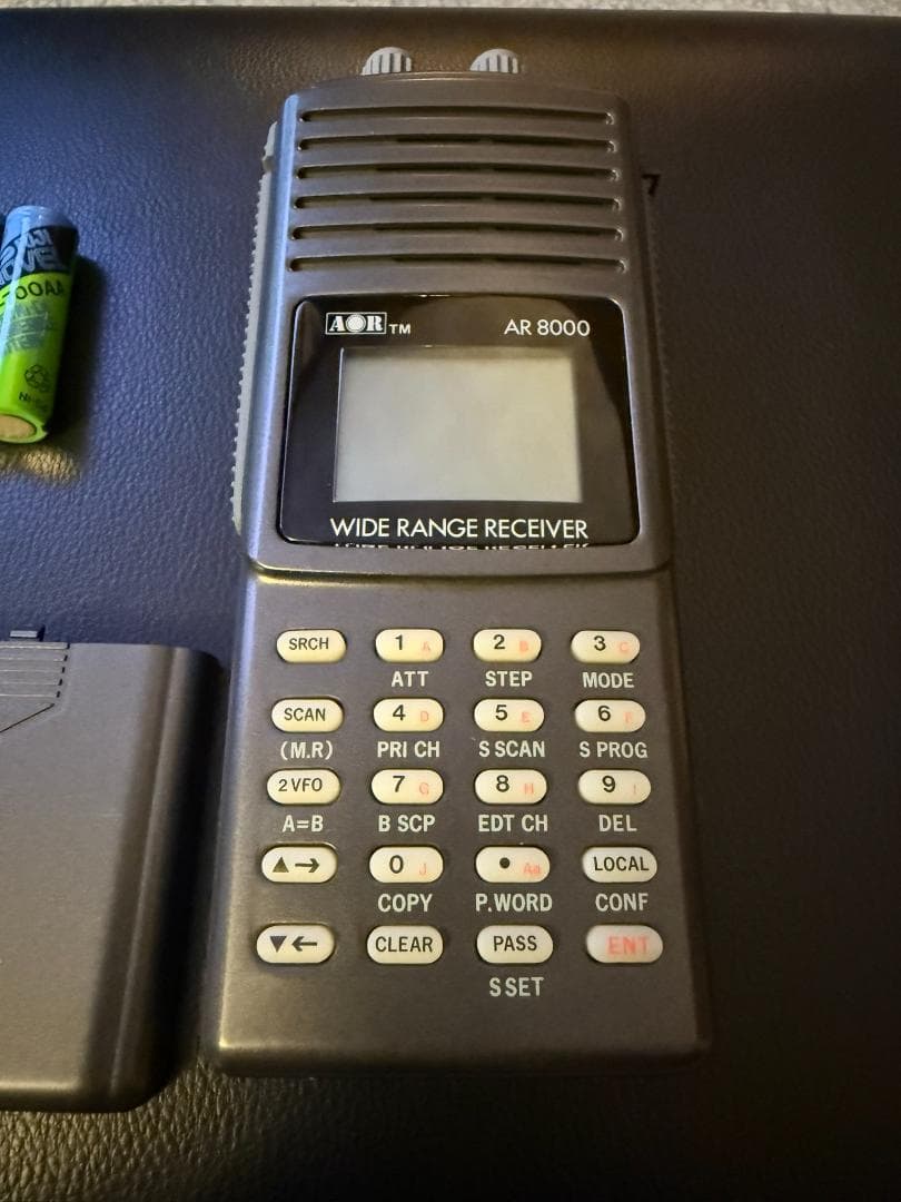 ワイドレンジレシーバー AOR AR8000 + ロッドアンテナ RH789 等