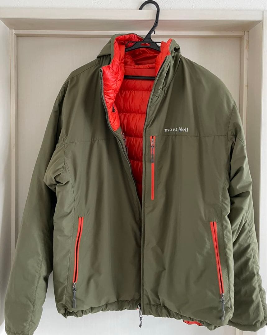 良品mont-bell コロラドパーカ リバーシブル ダウンジャケット　XL