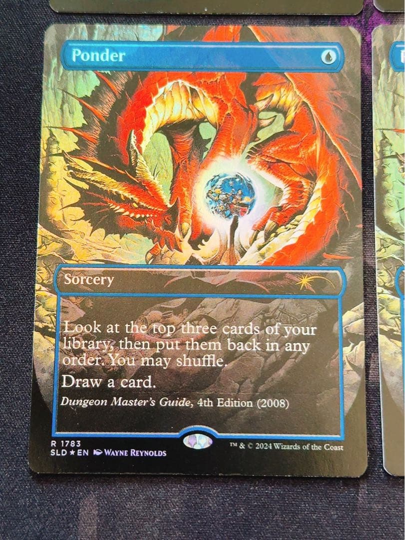 【シークレットライアーfoil】思案　英語　4枚セット