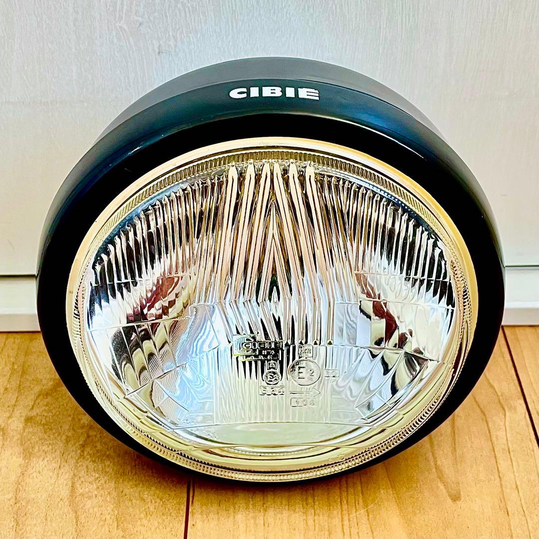 当時物 CIBIE シビエ 凹み ヘッドライト 160φ バブ CB250T