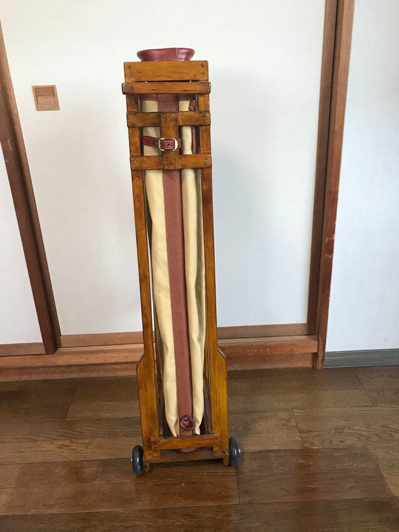 和風ゴルフスタンドバッグ帆布　　　Tourbonカスタム