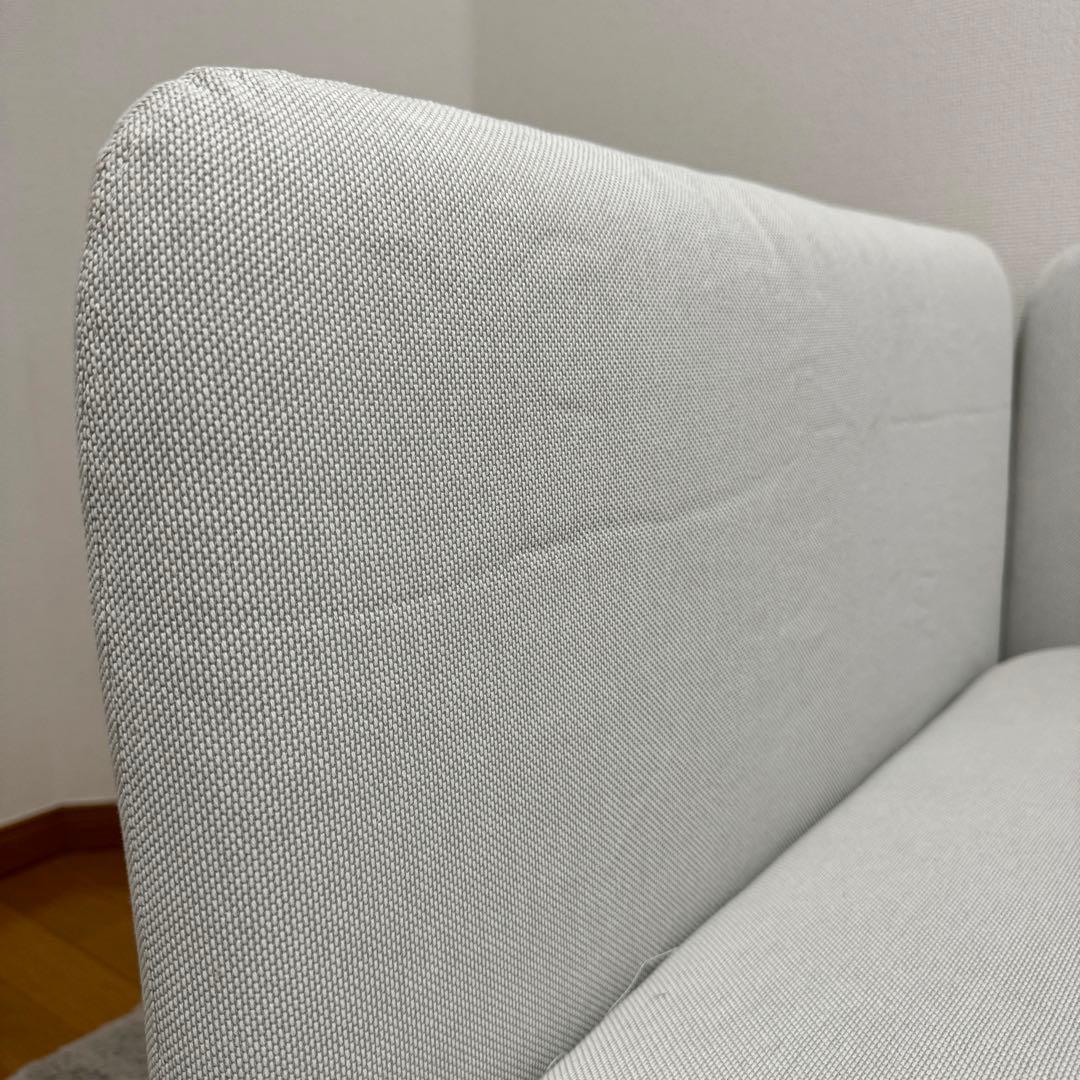 【ぬぅぬぅ】IKEA ソーデルハムン 1人掛け コーナーソファ ホワイト