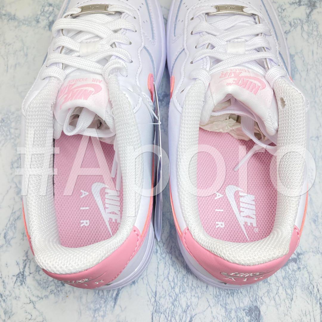 NIKE ナイキ AIR FORCE 1 エアフォース1 ピンク ホワイト 24
