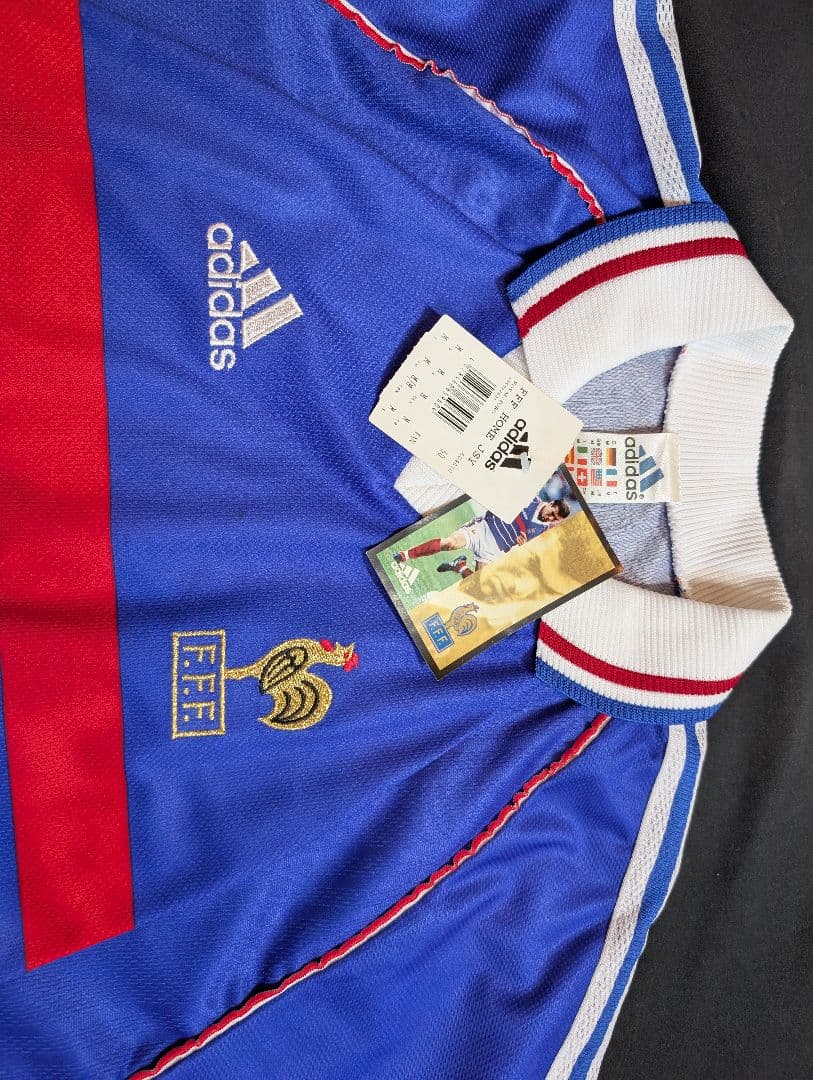 【当時物・新品タグ付き！】ジネディーヌ・ジダン/フランス代表/ホーム/98年W杯