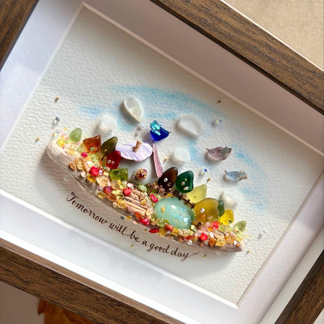 よっち　オーダー受付　シーグラスアート