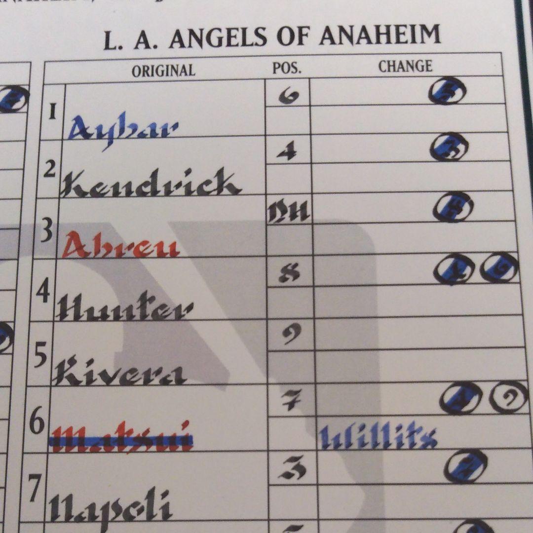 セール【激レア】イチローVS松井 2010年 実使用ラインナップカード