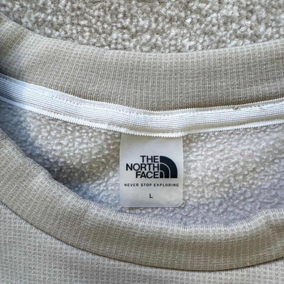 【タグあり】THE NORTH FACE ベージュ トレーナNL72102