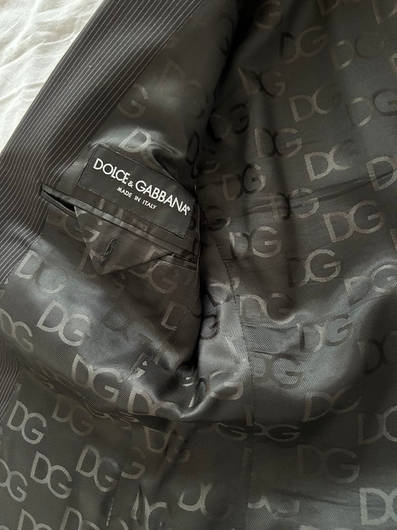 DOLCE & GABBANA ブラックジャケット　D&G