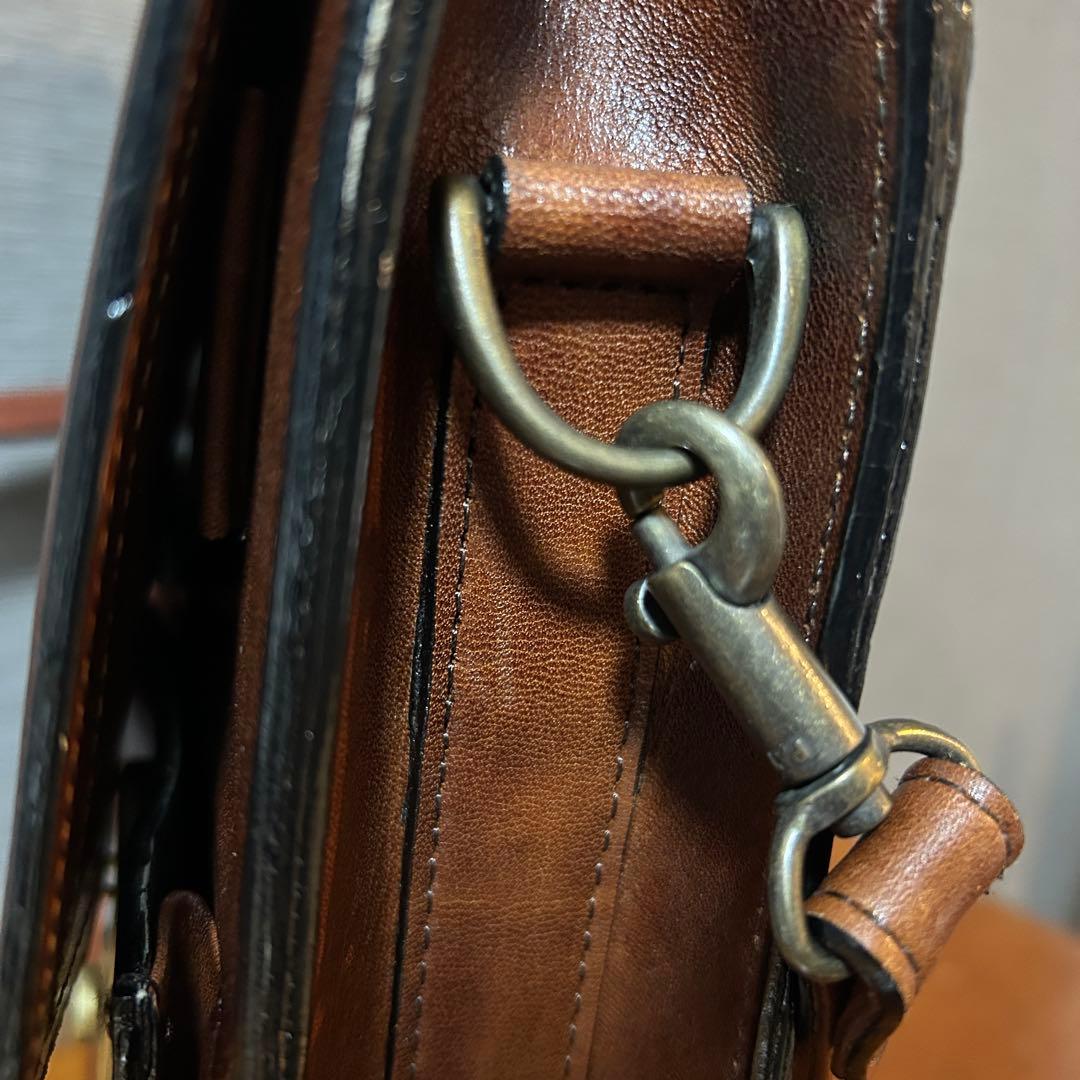 青木鞄 Lugard G3 本革 A4対応 2WAYショルダー5221 ブラウン