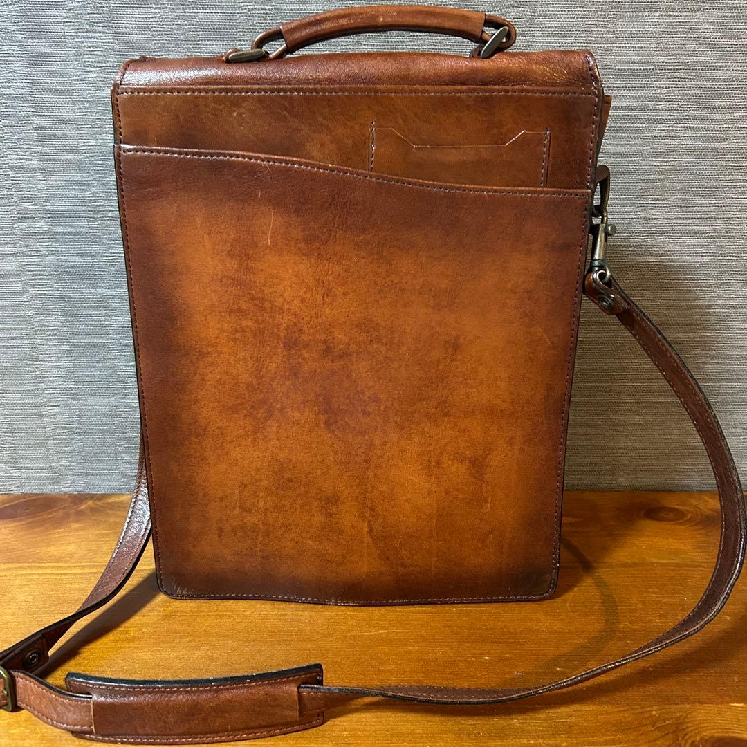 青木鞄 Lugard G3 本革 A4対応 2WAYショルダー5221 ブラウン