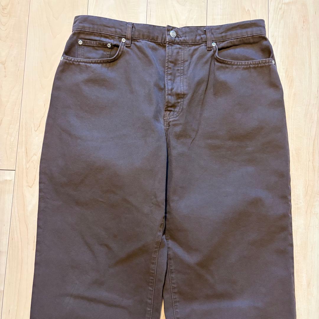 STUSSY BIG OL' JEANS 34インチ ブラウン ステューシー