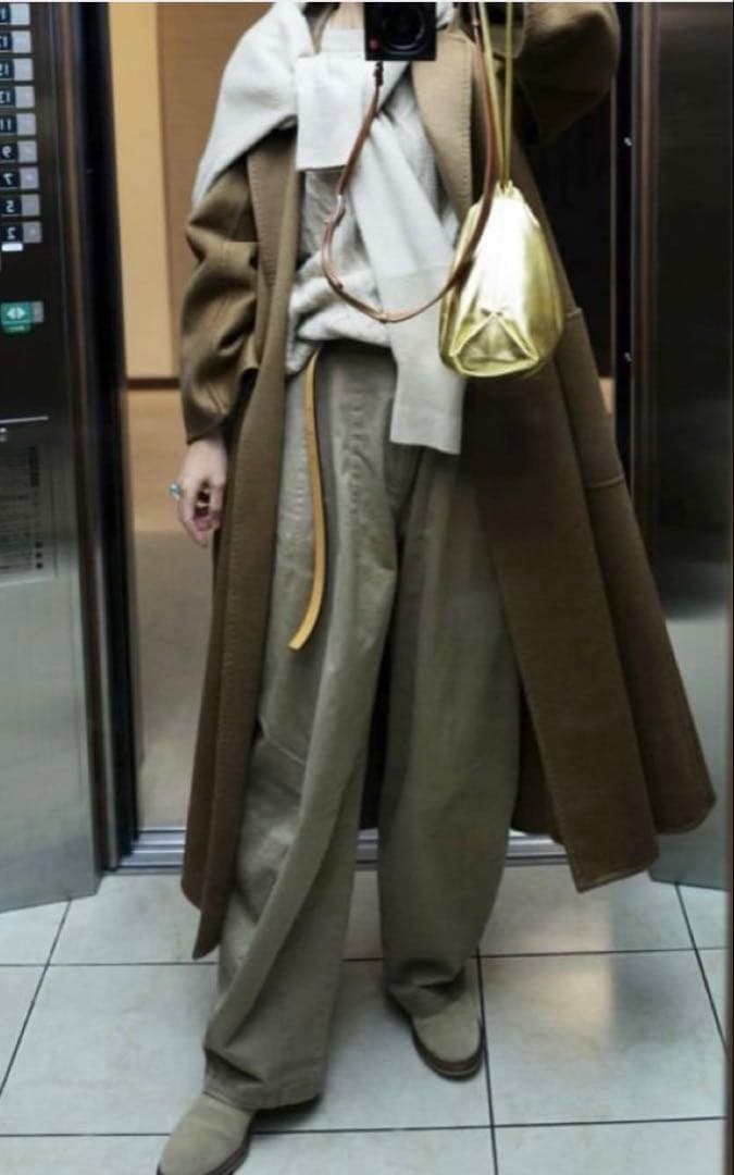 Ron Herman ロンハーマン RHC ワイドチノパンツ ベージュ S