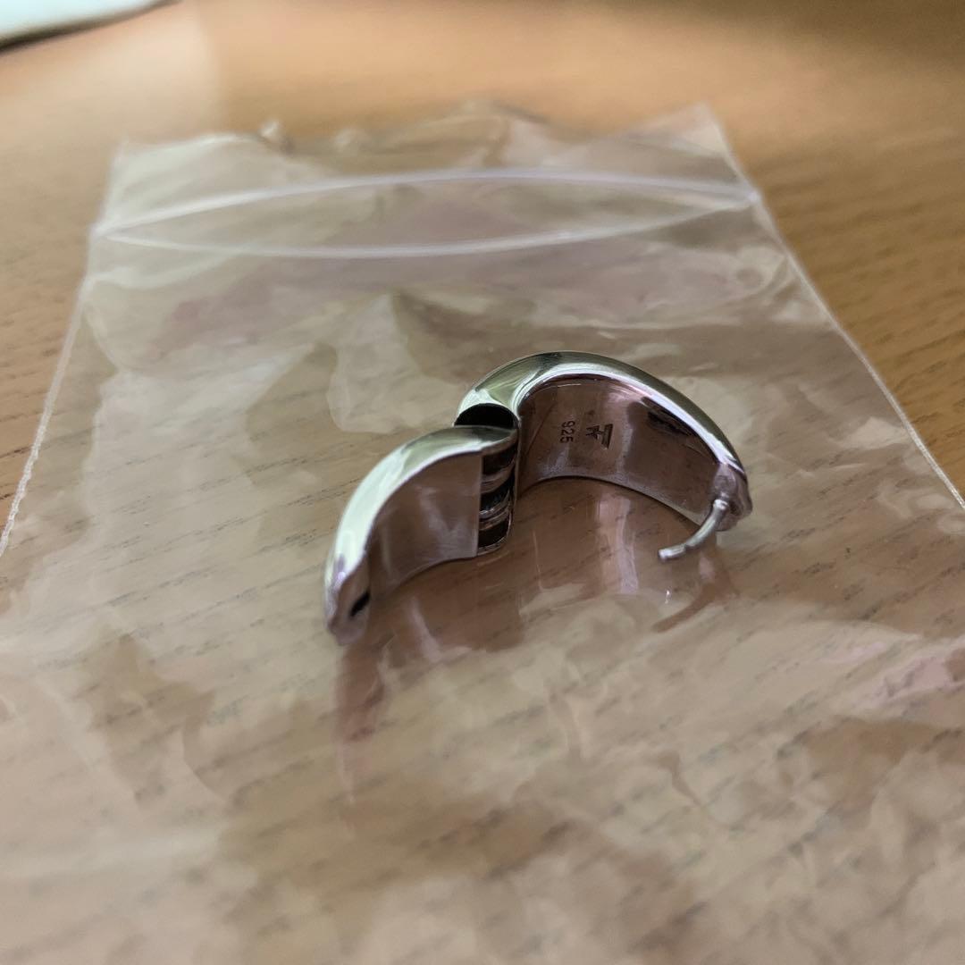 TOMWOOD トムウッド ピアス Ice Hoop アイスフープ シルバー片耳