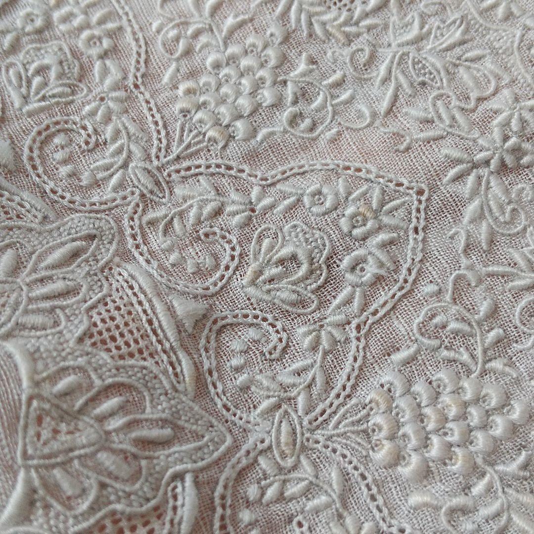 希少 高級品 スワトウ ヴィンテージ レース ハンカチ