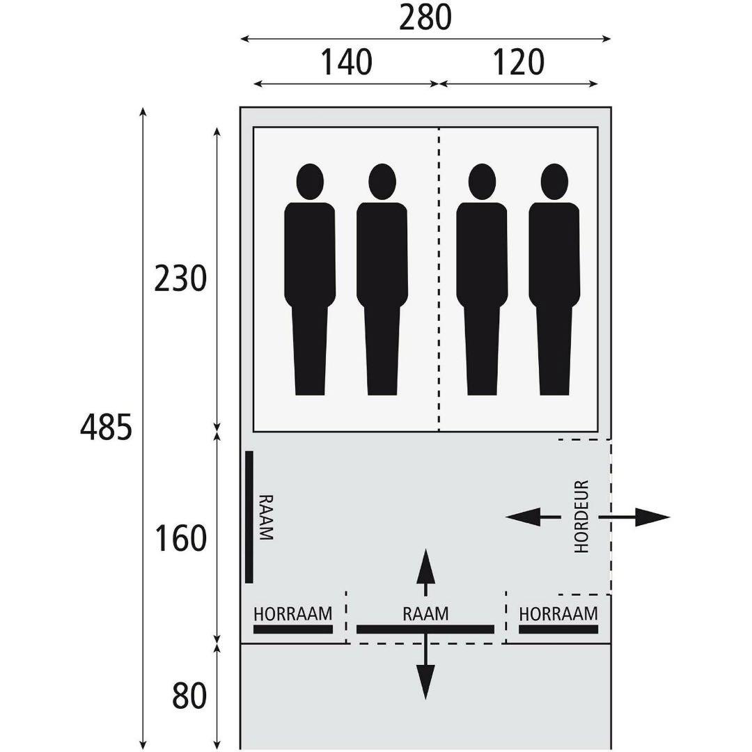 Bardani Spitfire 280 RSTC テント キャンプ