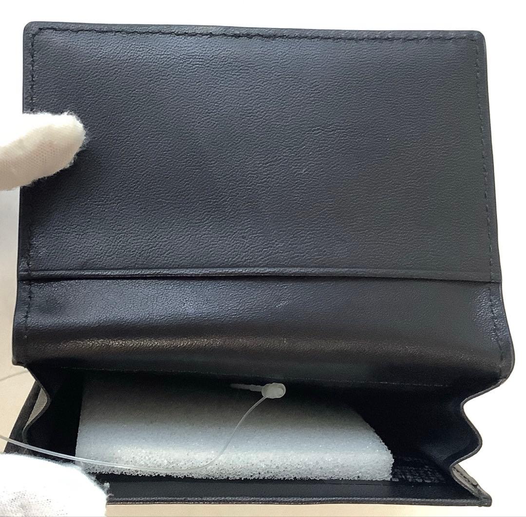 新品★ポールスミス★マーケトリーストライプラビット名刺入れカードケース★ブラック