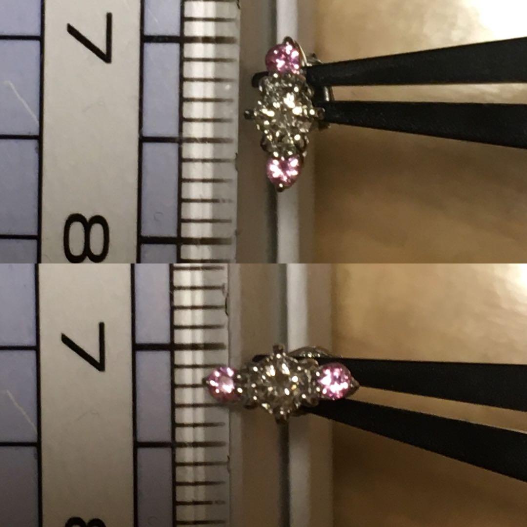 PT 0.1ctダイヤピアス(片耳用)