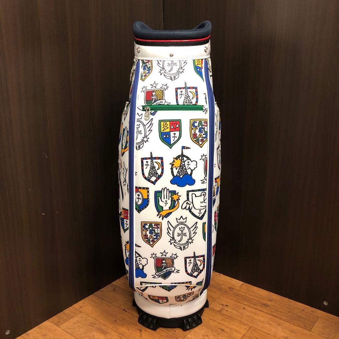 【新品】CASTELBAJAC CBC034 キャディバッグ ホワイト