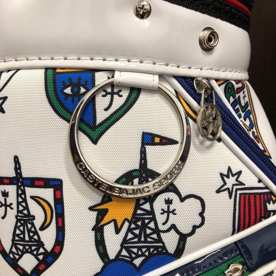 【新品】CASTELBAJAC CBC034 キャディバッグ ホワイト