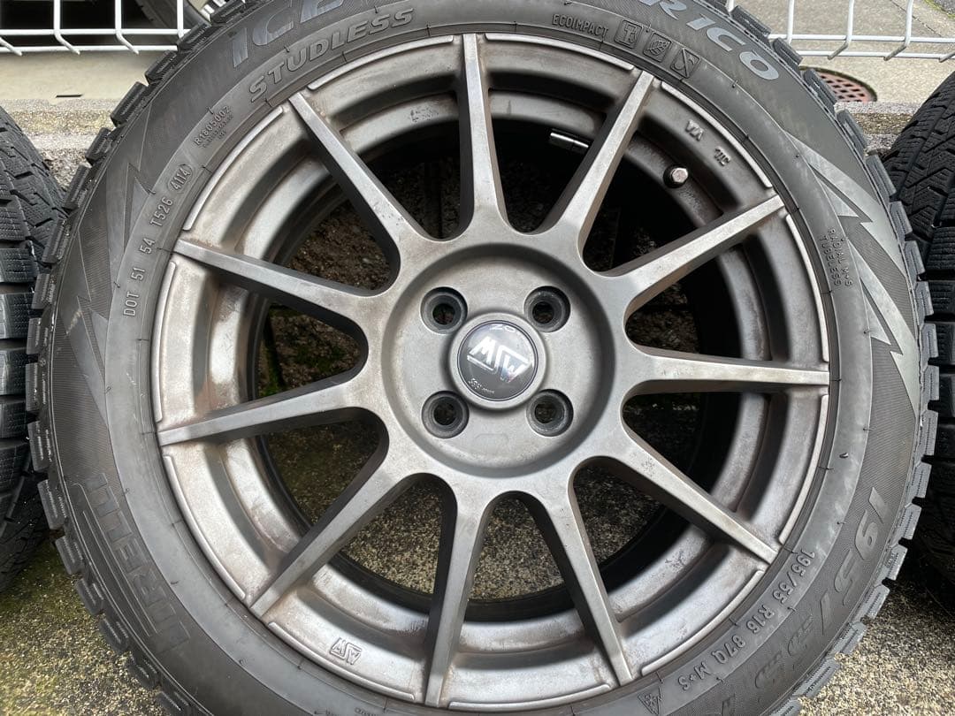 ケンケン　MINI 16インチ ホイールセット スタッドレスタイヤ付き