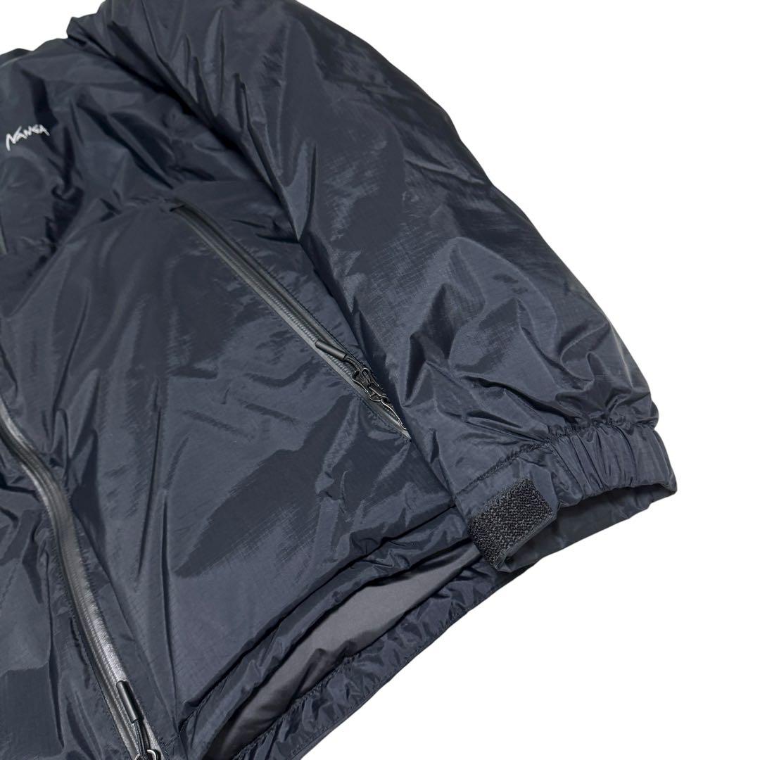 美品　NANGA オーロラテックス スタンドカラーダウンジャケット ブラック　L