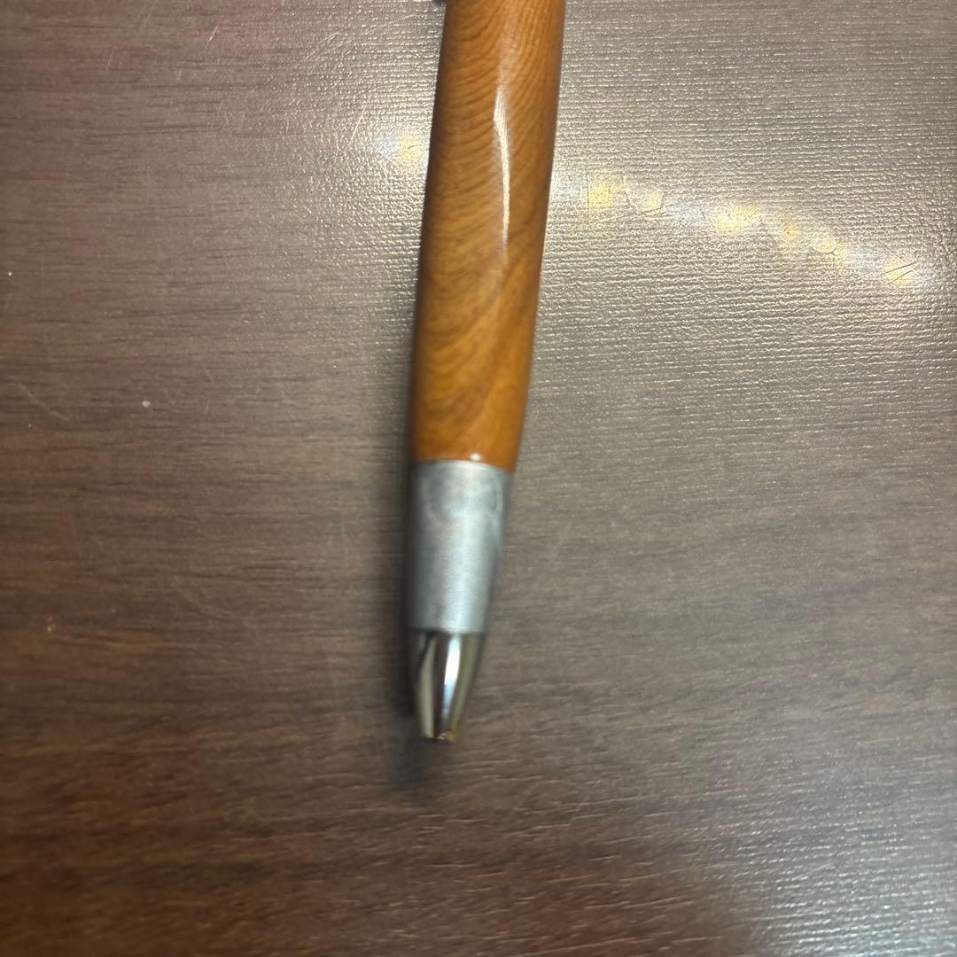 屋久杉斑紋金具シャーペン真鍮