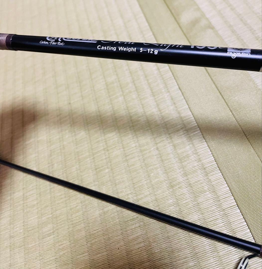オリムピック　スーパートラウトライト　195C ベイトロッド　ガングリップ