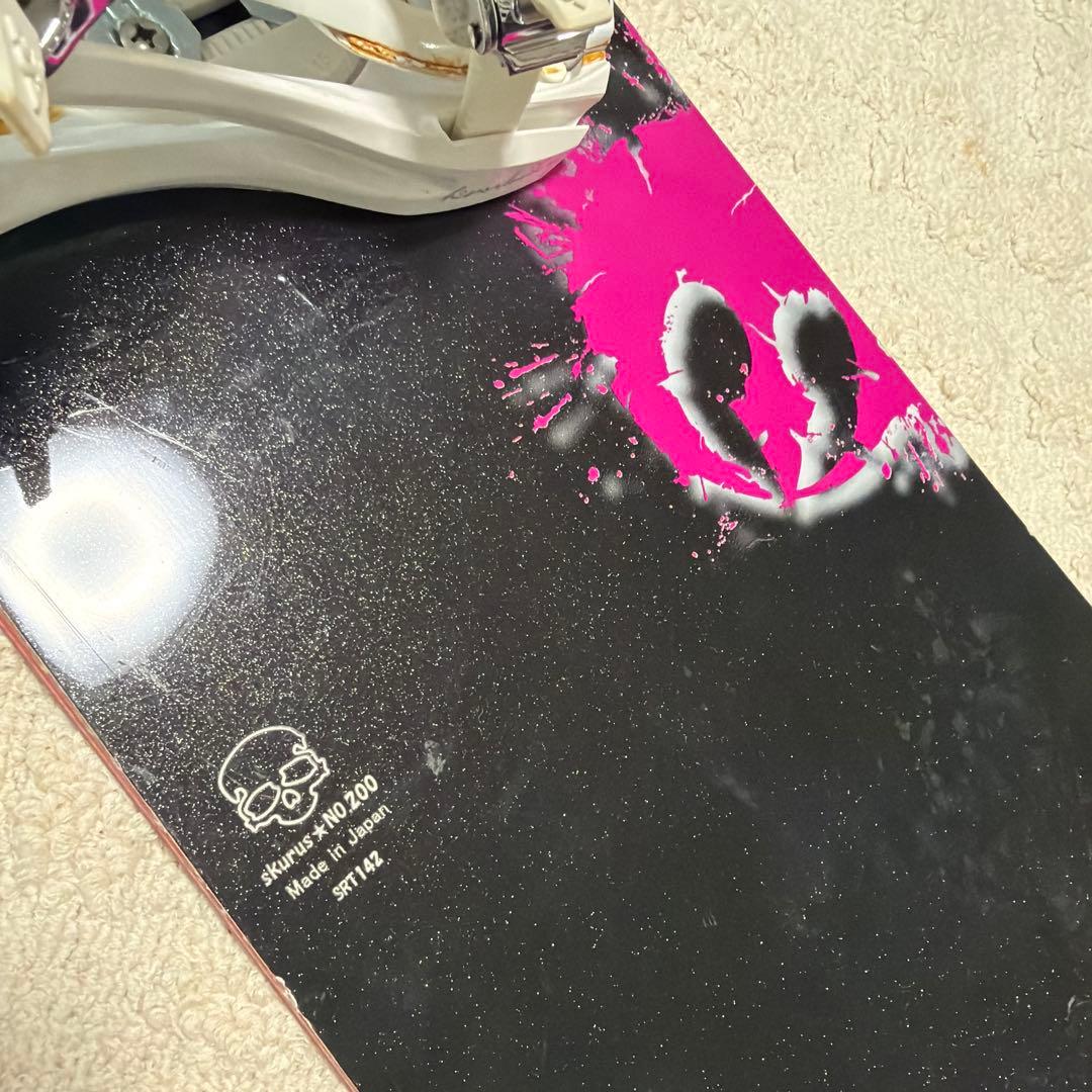 RICE28 スノーボード　142cm K2ビンディング　セット