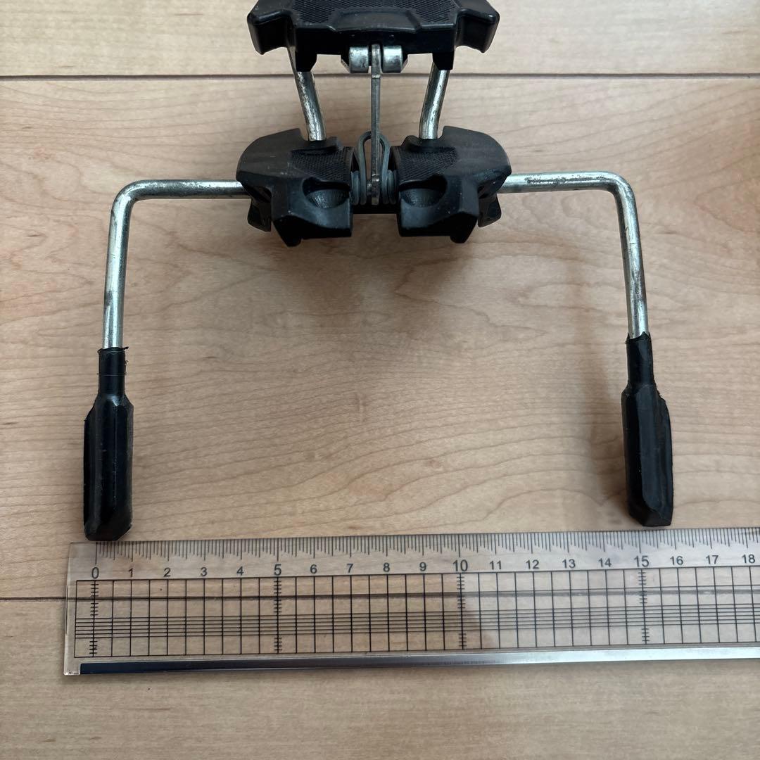 MARKER SQUIRE ビンディング ホワイト 取り付けプレート付き