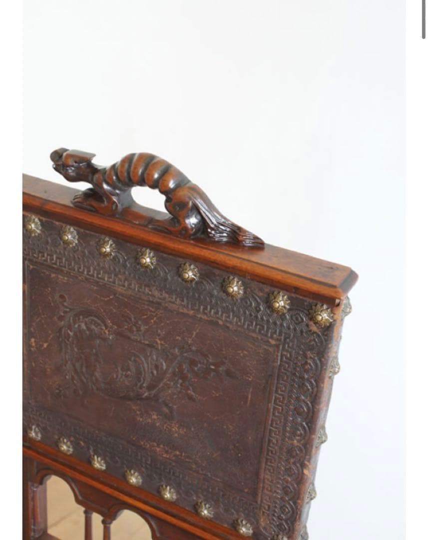 ポルトガルレザーチェア.c1 ディスプレイ用　リペア