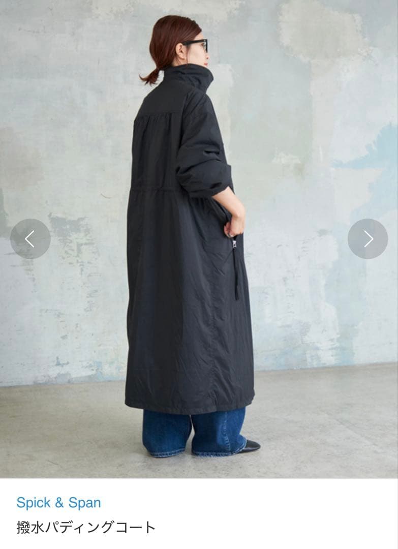 spick and span 撥水パディングコート