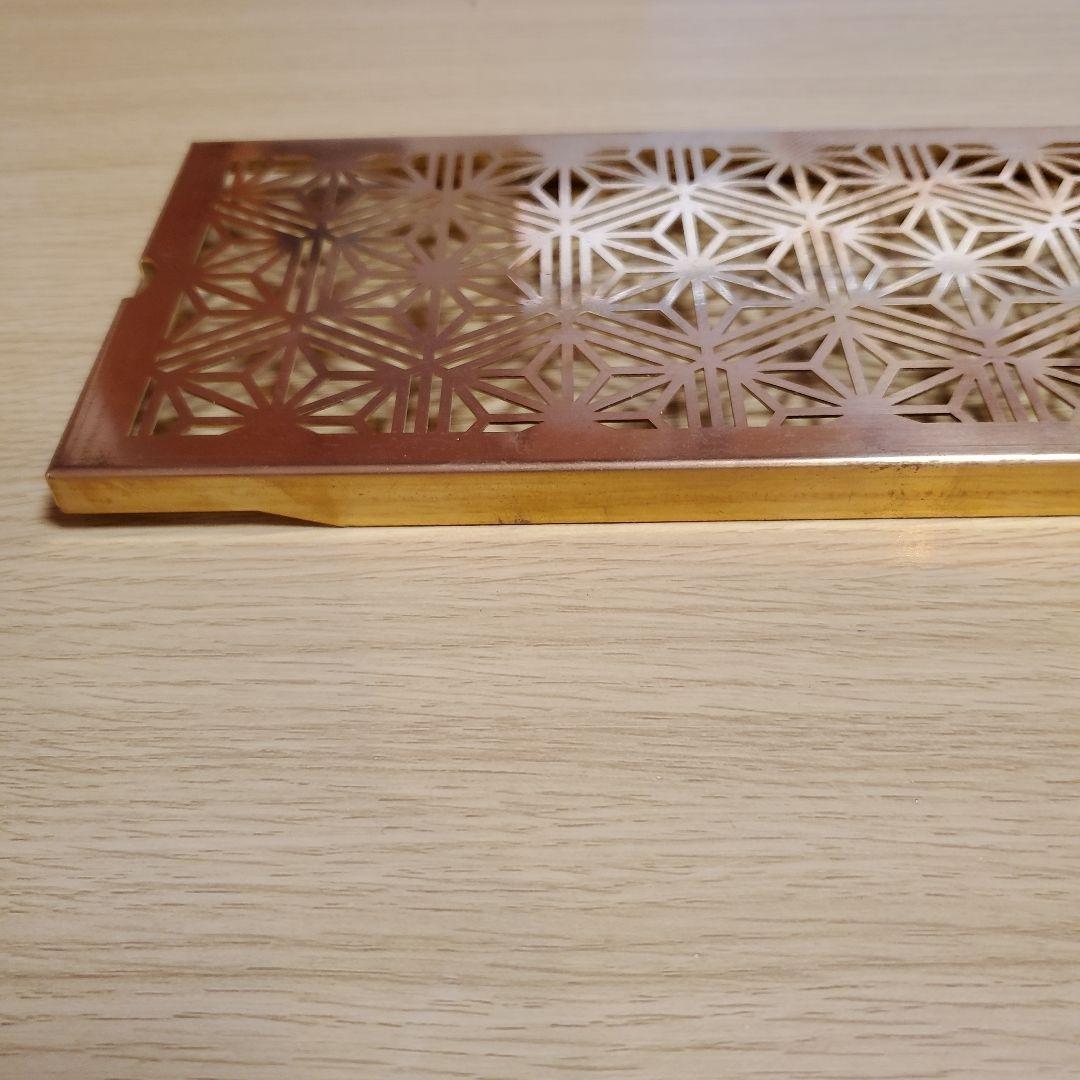 802products IGT 天板 真鍮 ハーフユニット【 麻の葉 】