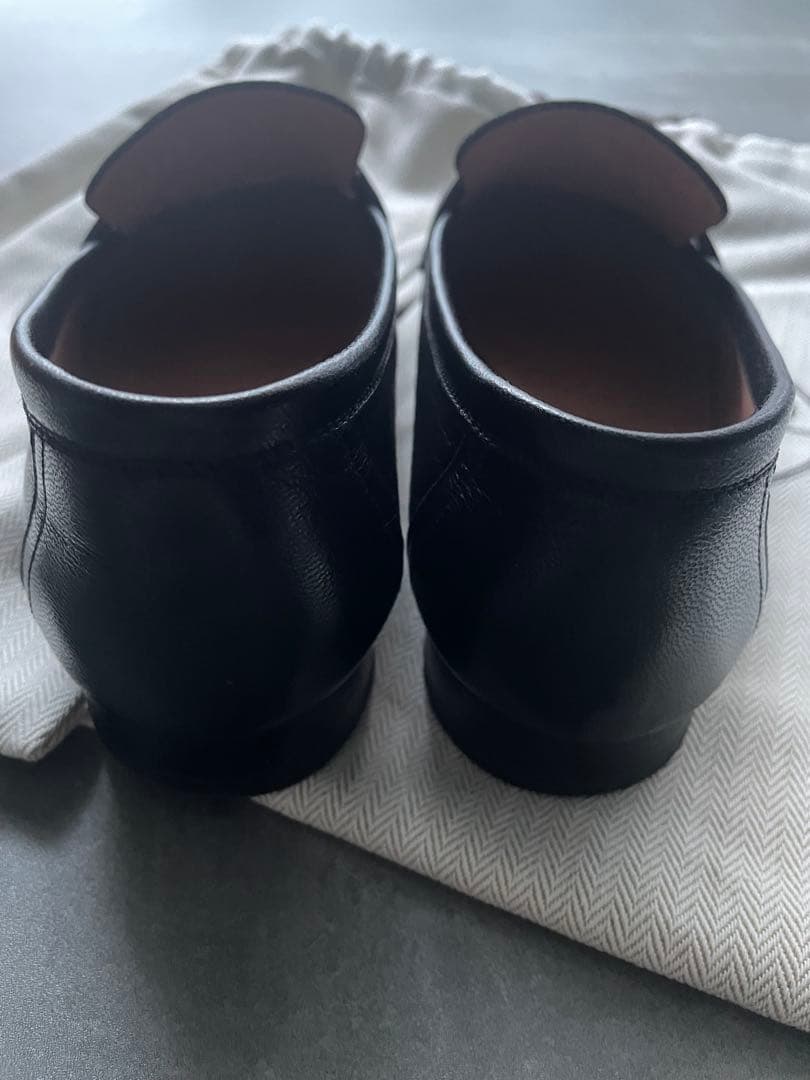 味噌汁さま専用エルメス　モカシンパリローファー黒