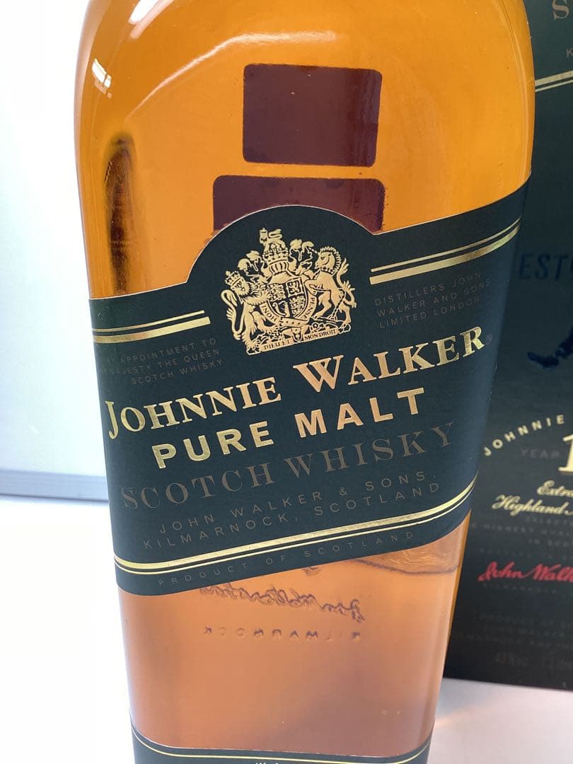 ま*き様 【希少】JOHNNIE WALKER グリーンラベル ピュアモルト 1