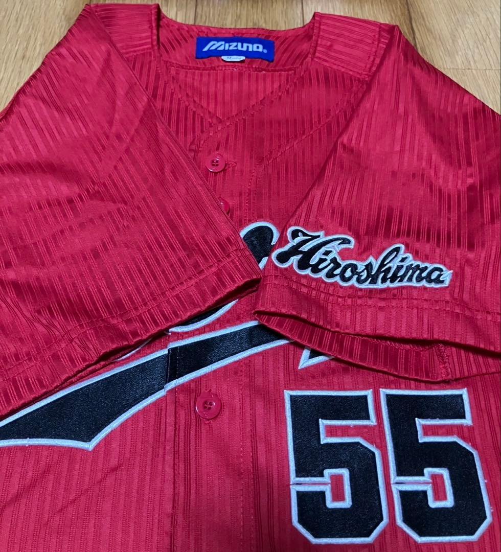 広島カープ　赤道直火　ユニホーム　エルドレッド55 M