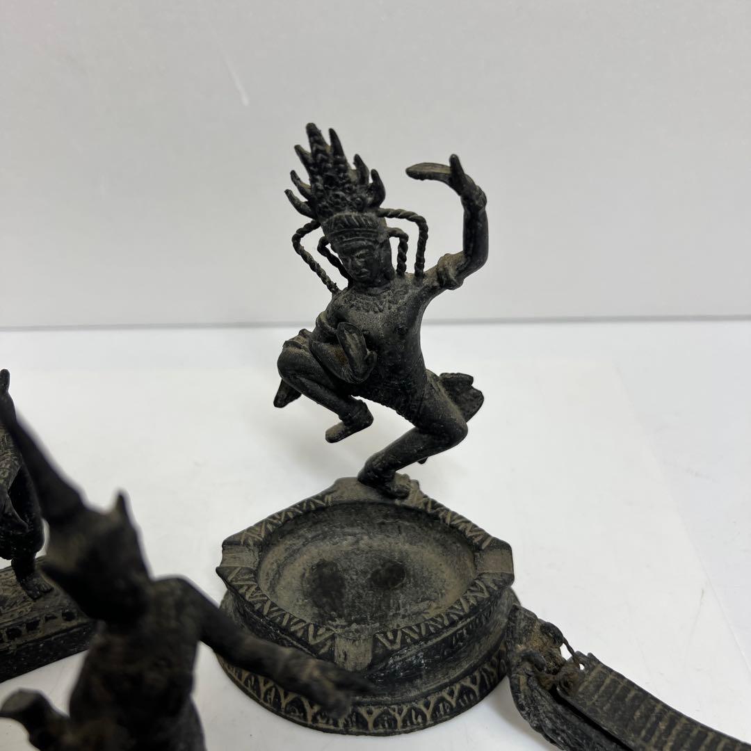 銅器　祭り人物いろいろ　3029g タカチ　東さ7-1223④