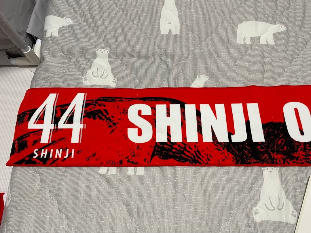 2023 小野伸二引退記念グッズセット浦和×札幌　直筆サイン　タオルマフラー付き