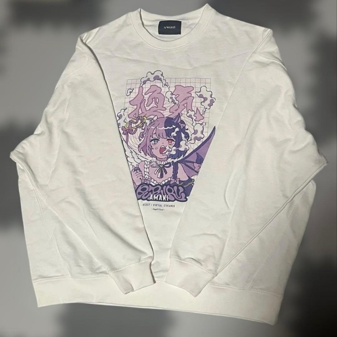 REJECT 天鬼ぷるる 換気スウェット ブラック ホワイトXL 2つセット