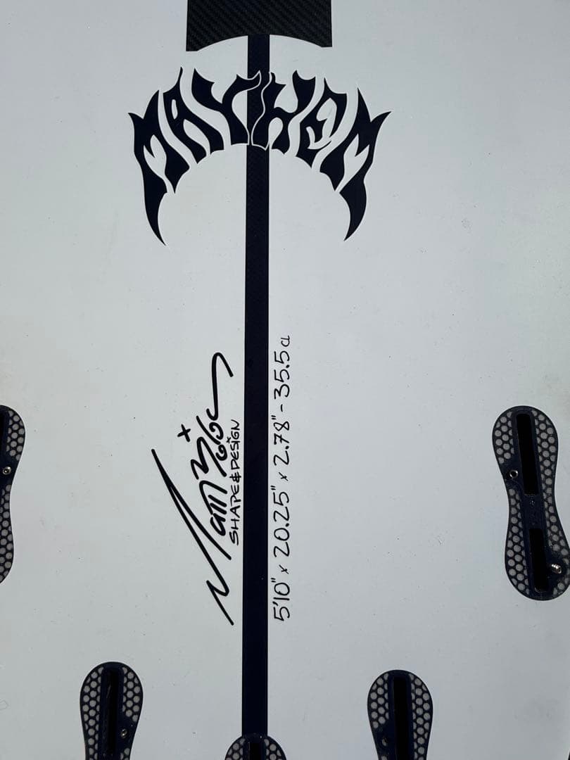 状態良品❣ プレセボ TABRET REDUX 35.5L 5'10\"