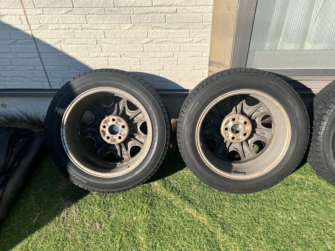 538様30セルシオ 純正オプション メッキホイール215/55R17