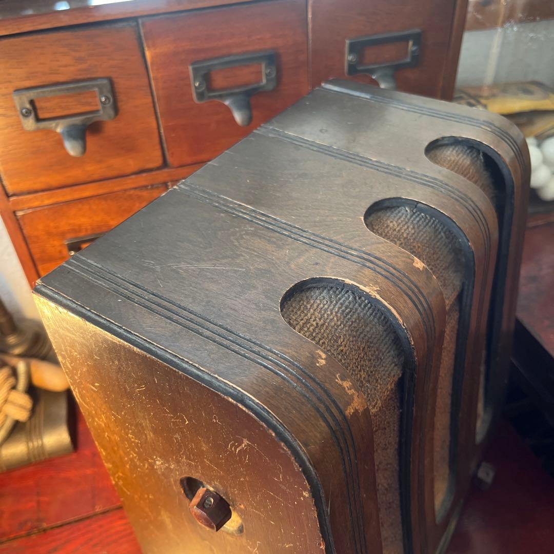 昭和レトロ アンティーク 古道具 真空管ラジオ SHARP 戦前期 ジャンク