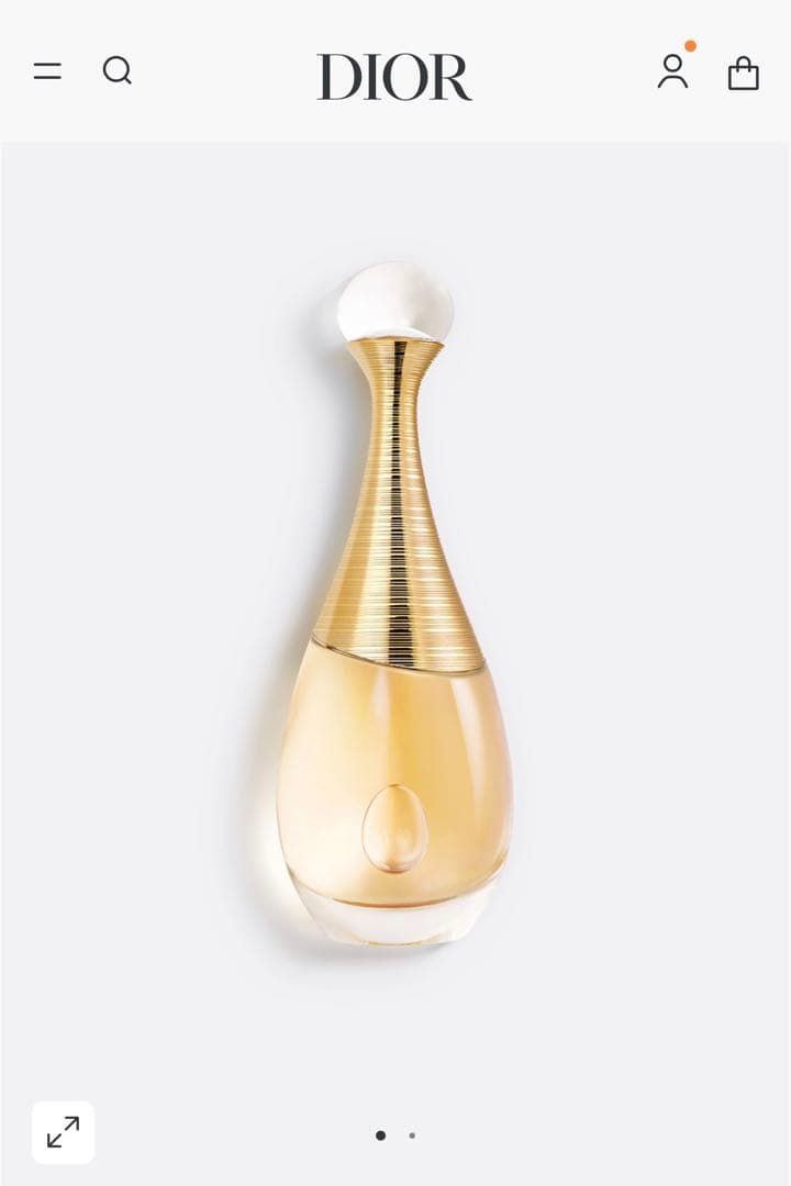 DIOR ディオール　香水　ジャドール オードゥ パルファン（ほぼ未使用）