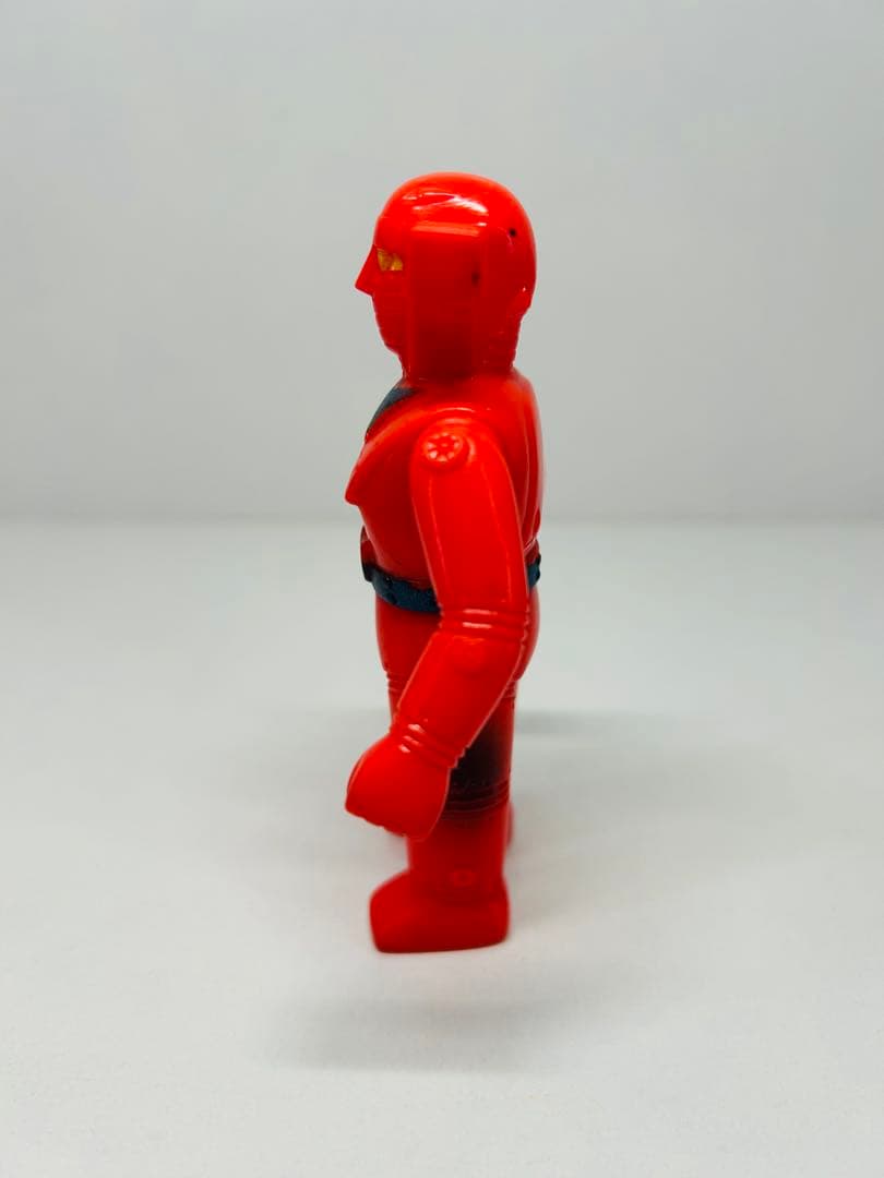 ブルマァク　レッドバロン　ミニソフビ 赤　当時物　ビンテージ　特撮