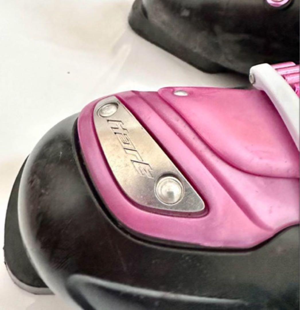 美品　Hart Diva5F スキー用ブーツ ブラック/ピンク 25cm