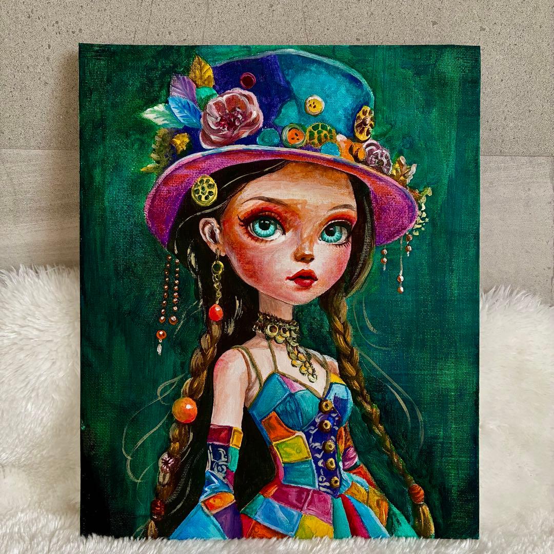 【オーダーメイド】キャンバスアート　絵画　アクリル画　似顔絵