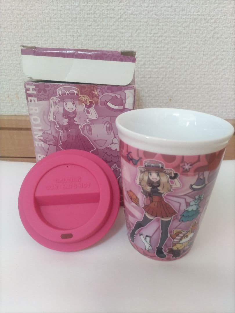 ポケットモンスター X Y 女主人公 セレナ フォッコ　クッション　タンブラー