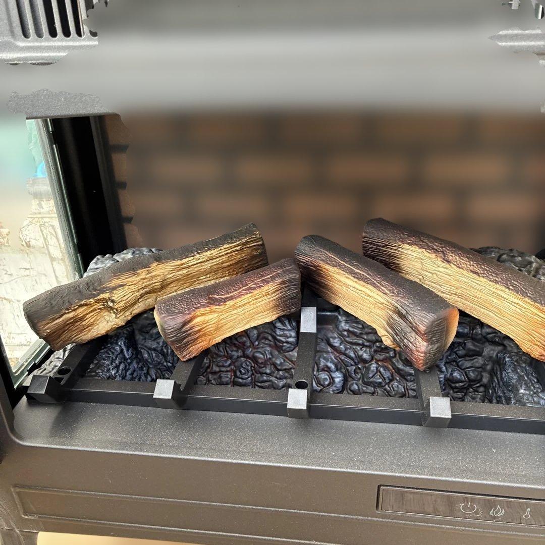 QVCジャパン　フェイク暖炉型　電気ファンヒーター　DFI-5010-01