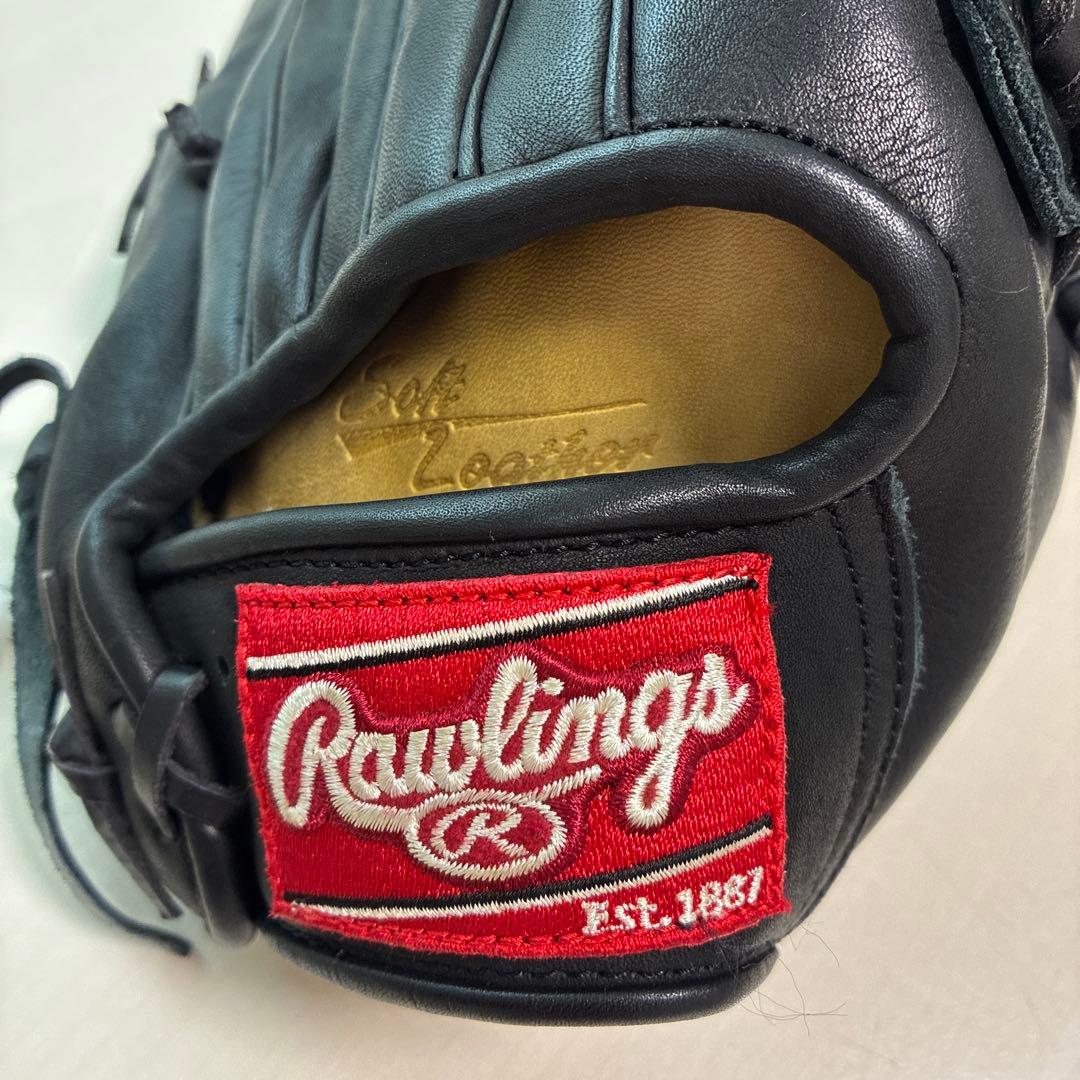 Rawlings 一般軟式野球グラブ　ブラック　オールラウンド用
